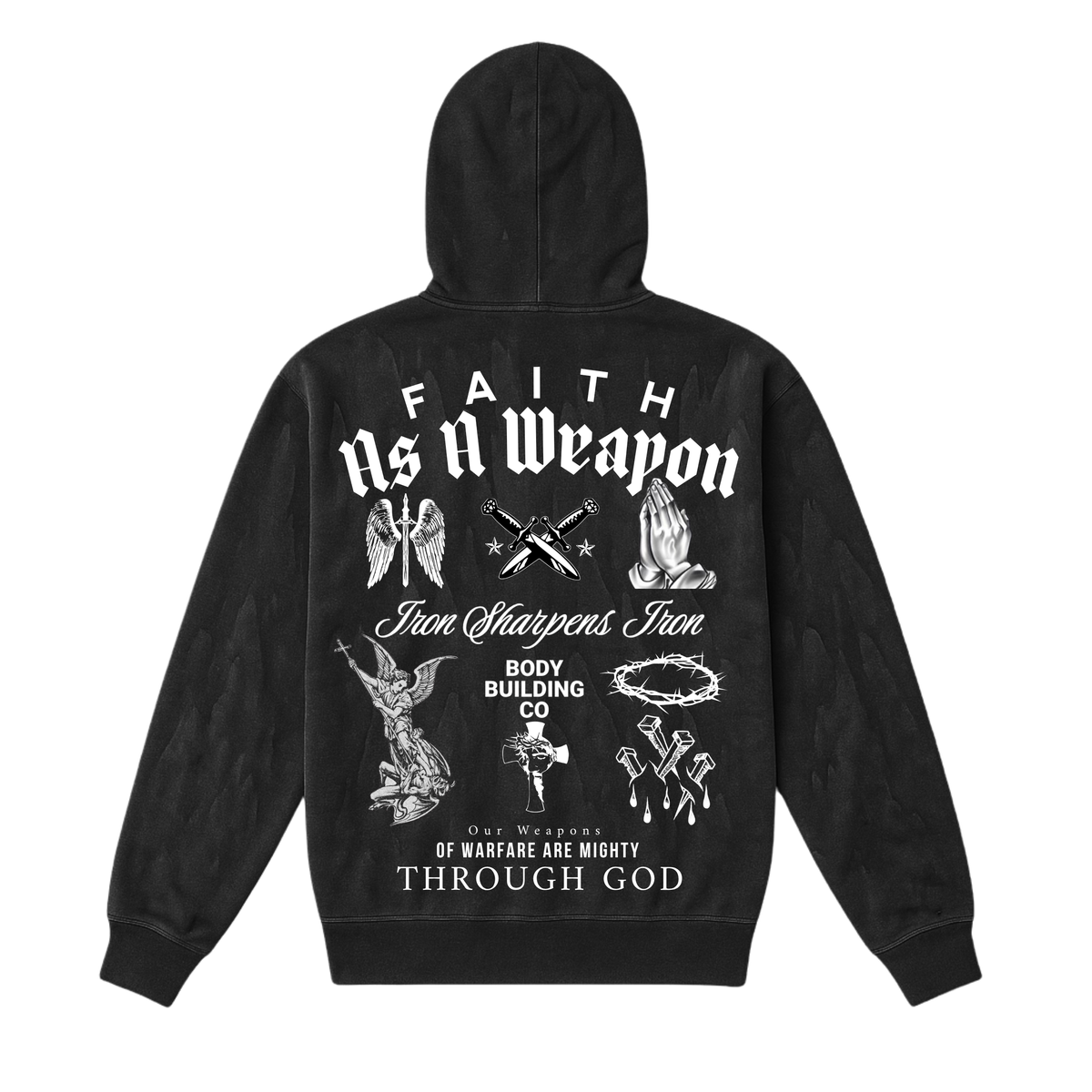 Faith As A Weapon Collectors Drip Dye Hoodie