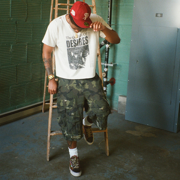The Hottest Camo Cargo Denim Shorts