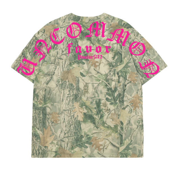 4:16 Walk By Faith Forest Camo T-Shirt