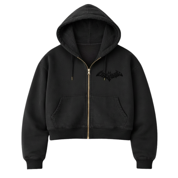 Women's Crop Zip Hoodie