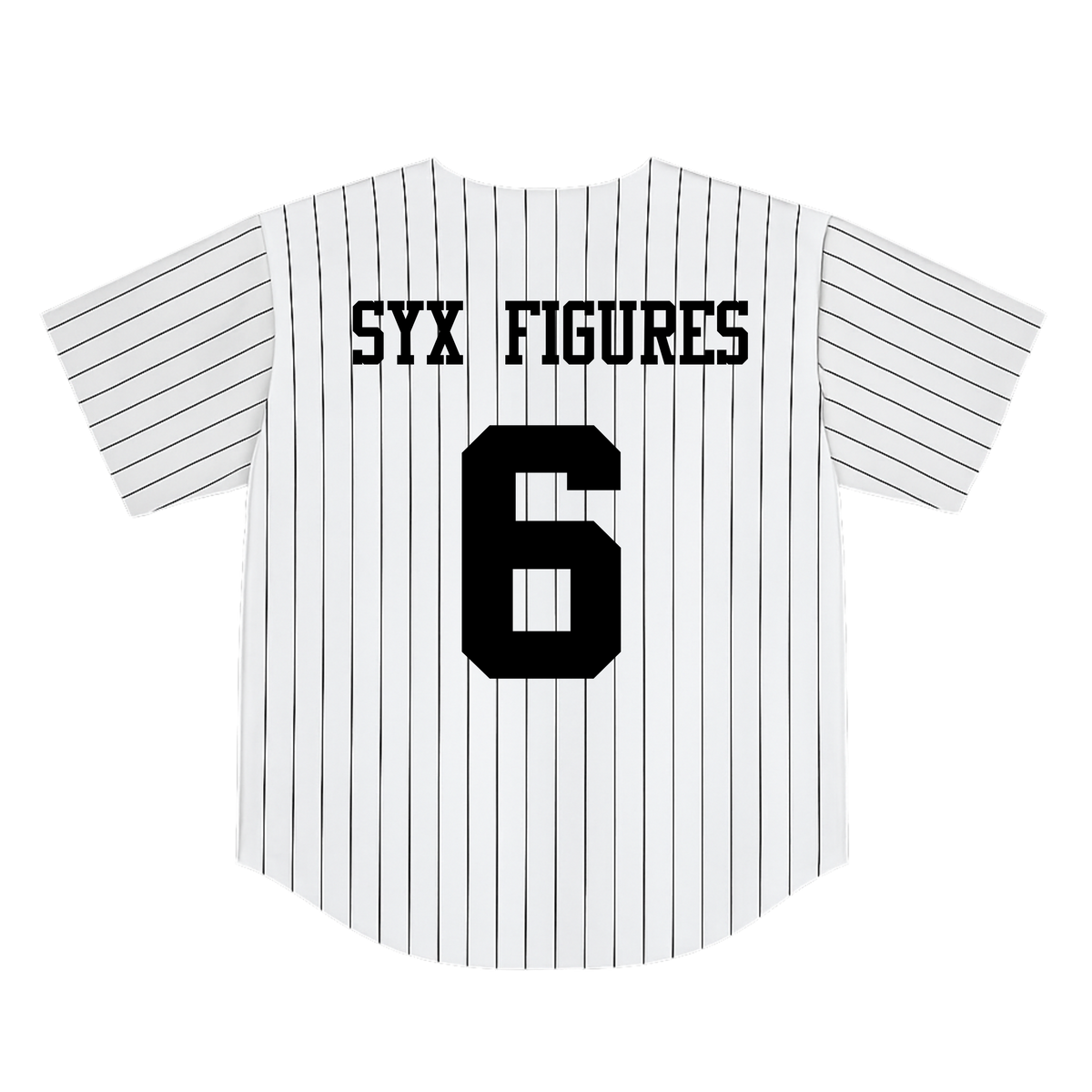 All Wins Striped Baseball Jersey