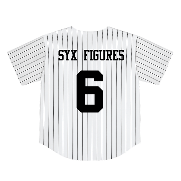 All Wins Striped Baseball Jersey