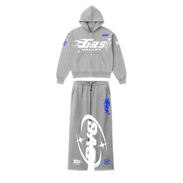 Gas Valley Zip Up Hoodie Set