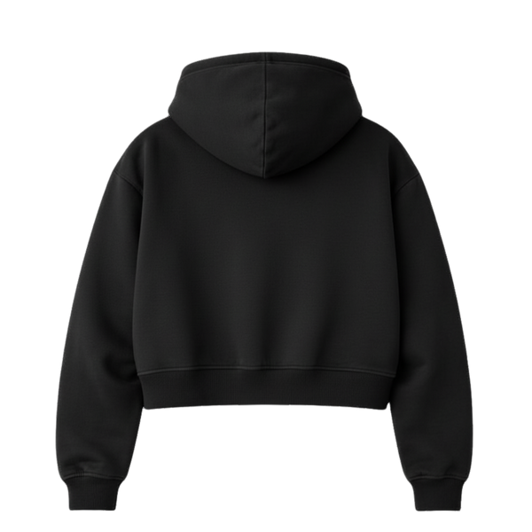 Women's Crop Zip Hoodie