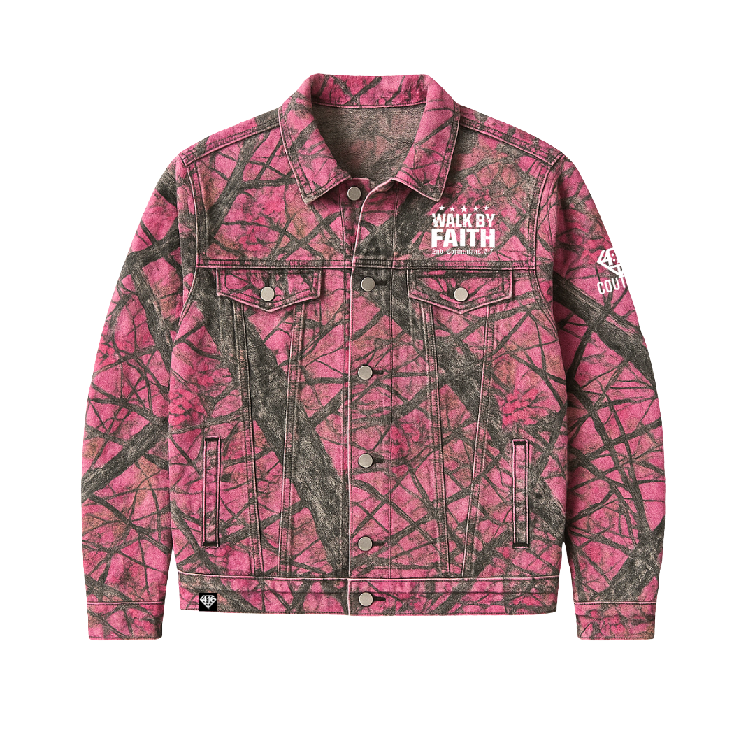 4:16 Uncommon Favor Camo Denim Jacket