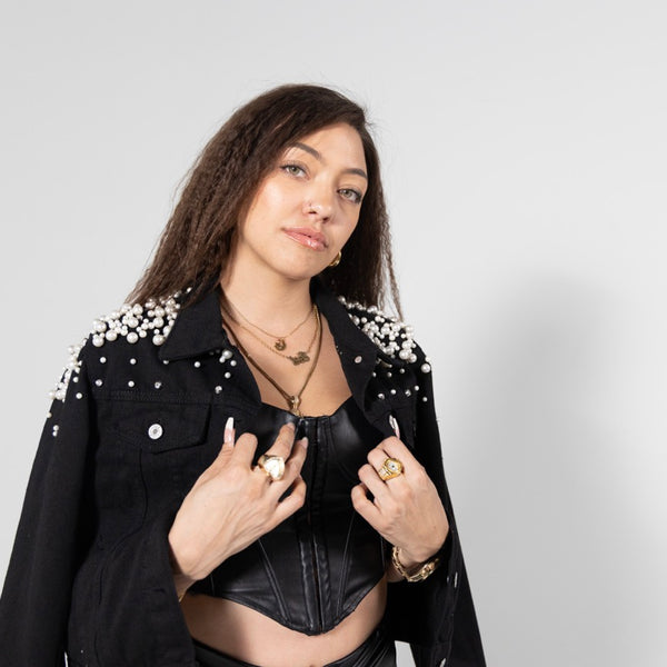 Fatigued & Fly Girl Gang Denim Jacket - Black