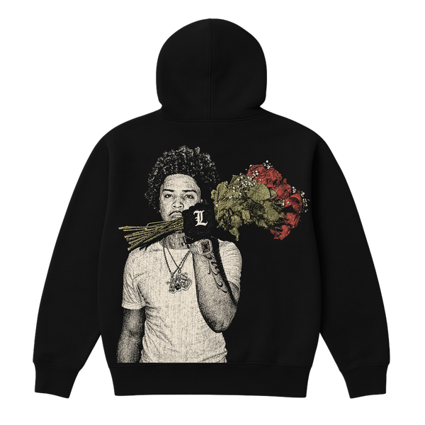 Lou Deezi Script Chest Pullover Hoodie