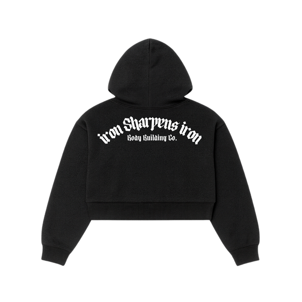 Ladies Cropped Boxy Hoodie