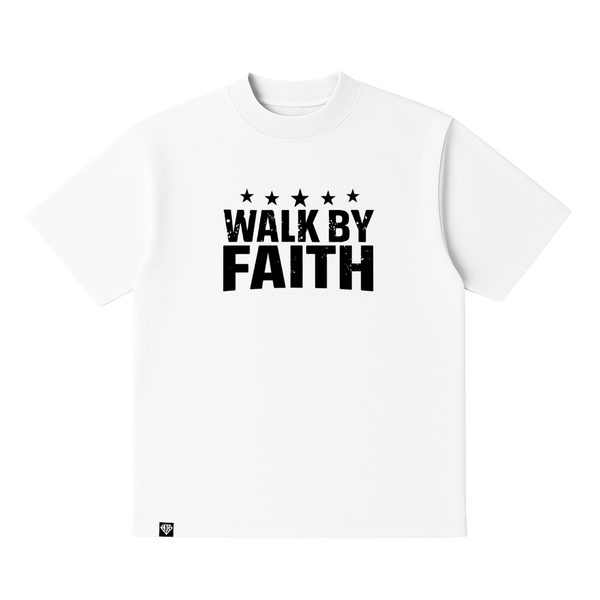 Walk By Faith Mockneck Tee