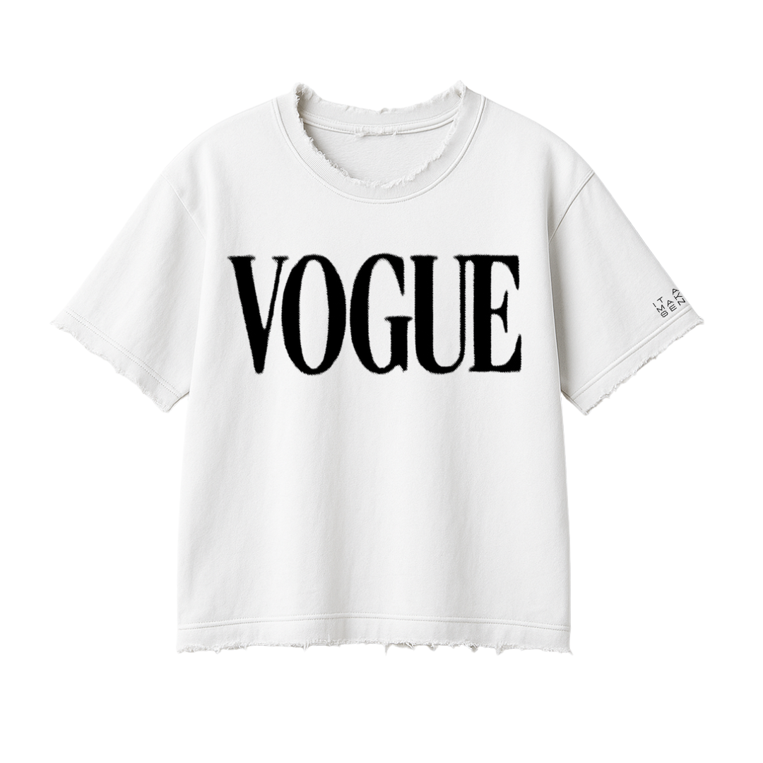 VOGUE Distressed Tee
