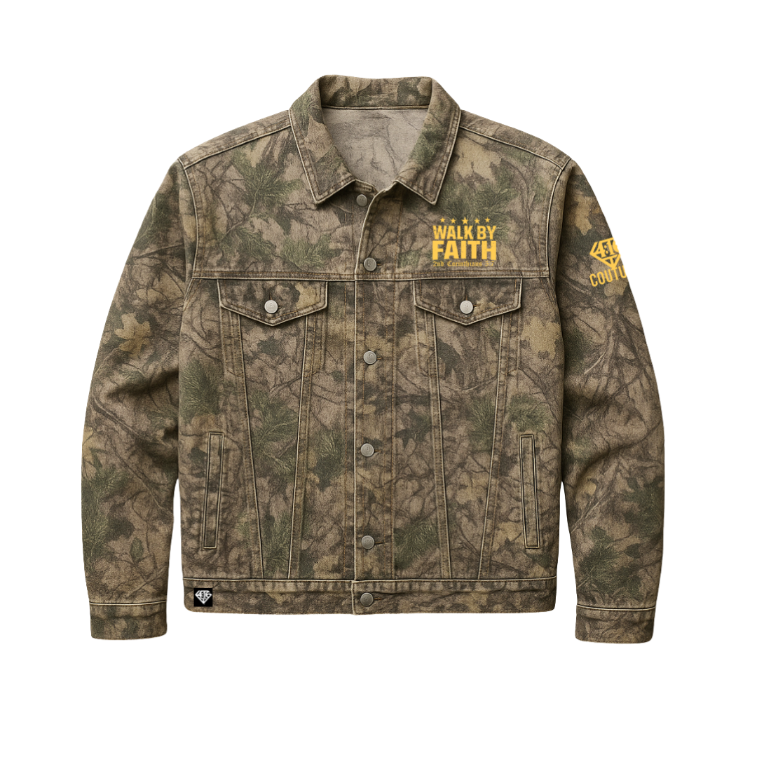 4:16 Uncommon Favor Camo Denim Jacket
