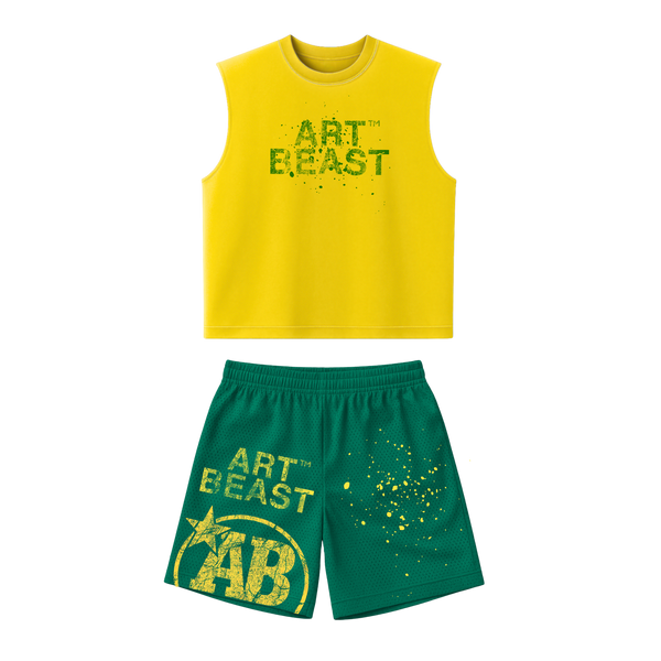 ARTBEAST - Weathered Short Set