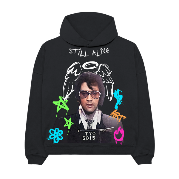Still Alive - Elvis Ultra Luxury Heavy Hoodie
