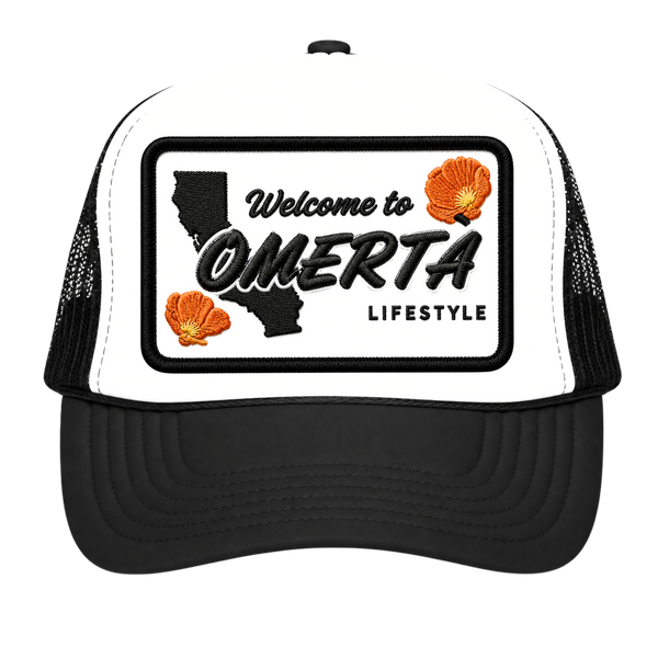 Welcome To Omerta Trucker Hat
