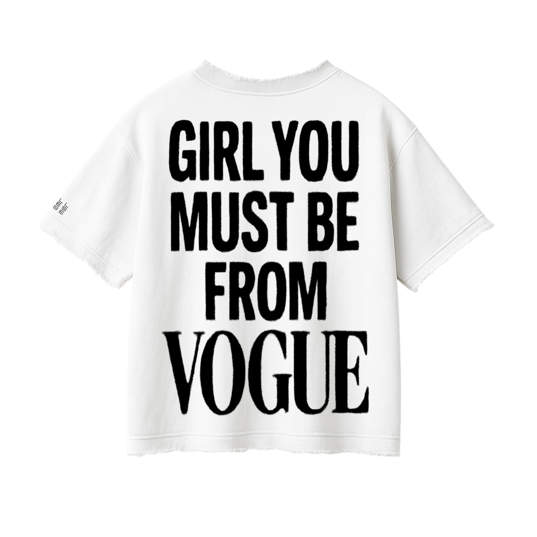VOGUE Distressed Tee