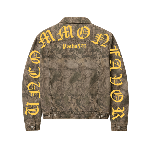 4:16 Uncommon Favor Camo Denim Jacket