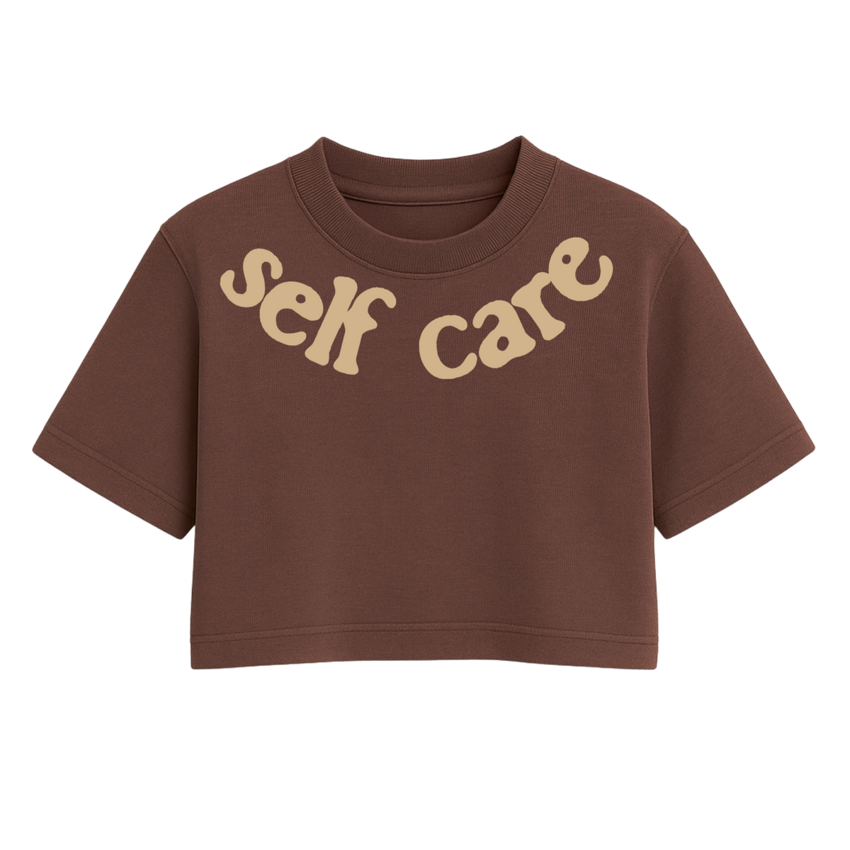The Care Club Self Care Crop Tee