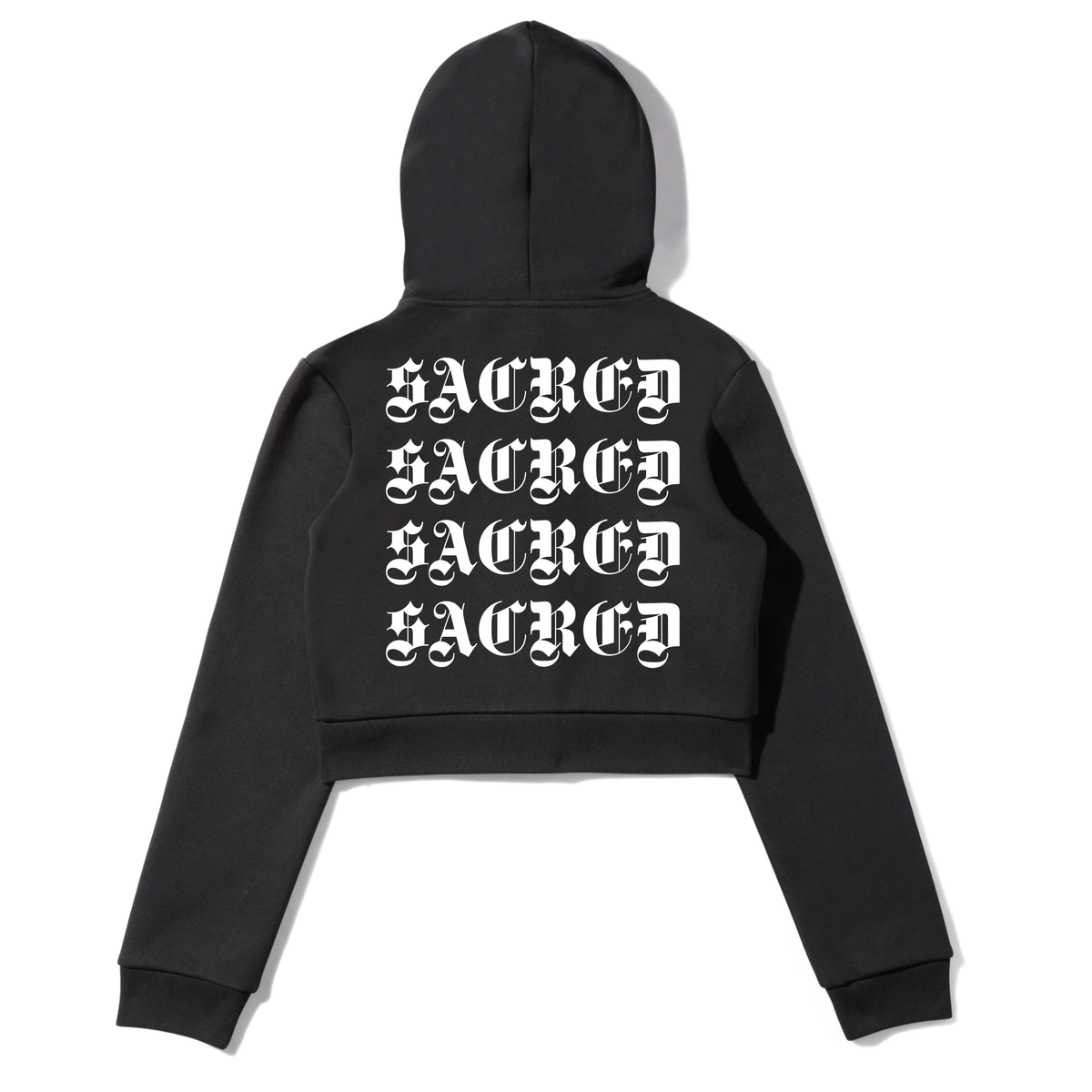 Sacred 7 - Goddess Full Zip Crop Hoodie
