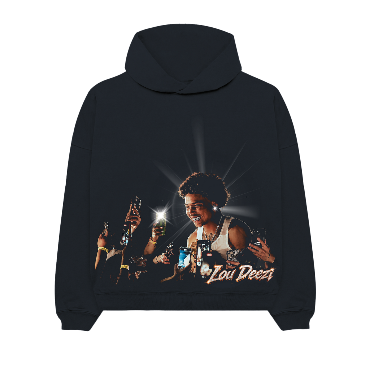 Lou Deezi Flash Photo Pullover Hoodie