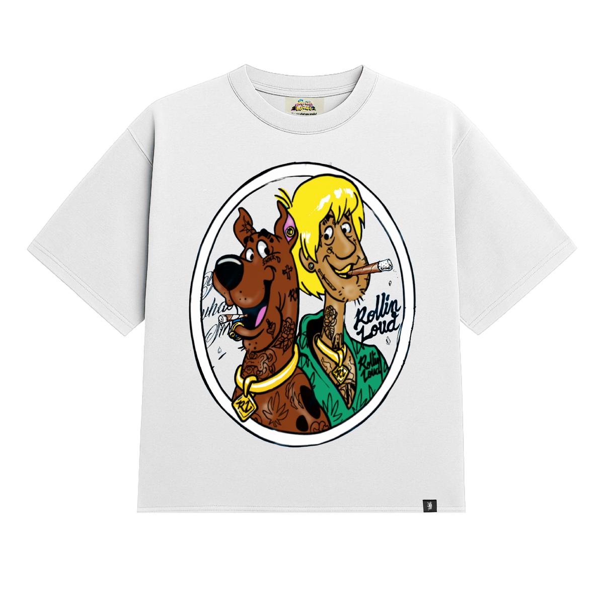Scooby Badge - Heavy T-Shirt