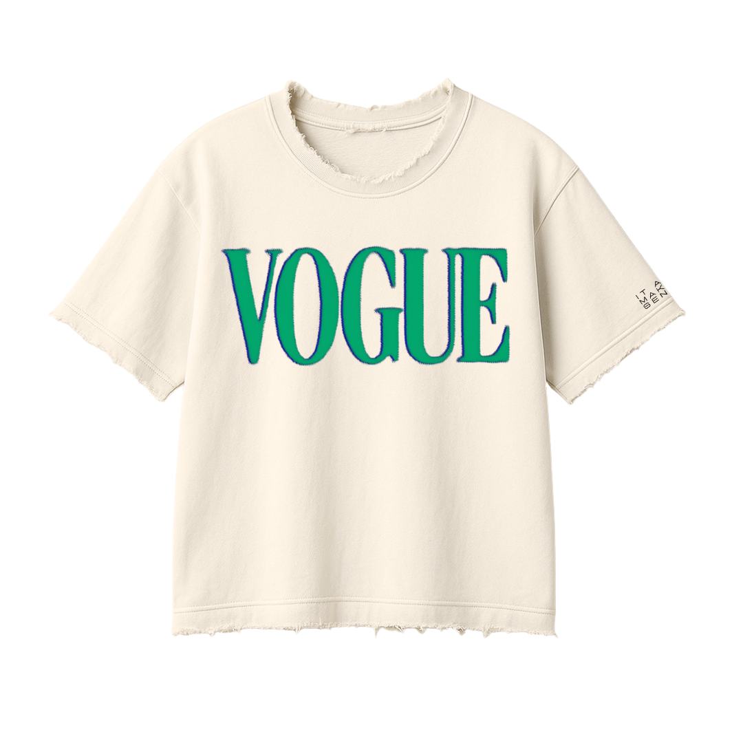 VOGUE Distressed Tee