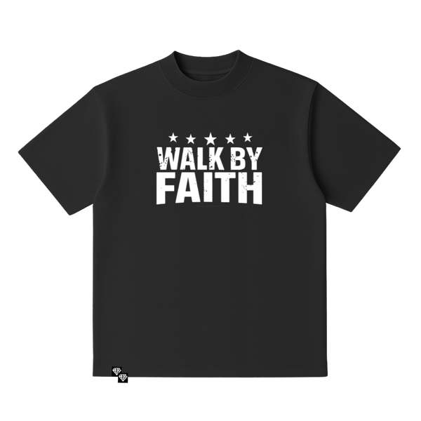 Walk By Faith Mockneck Tee