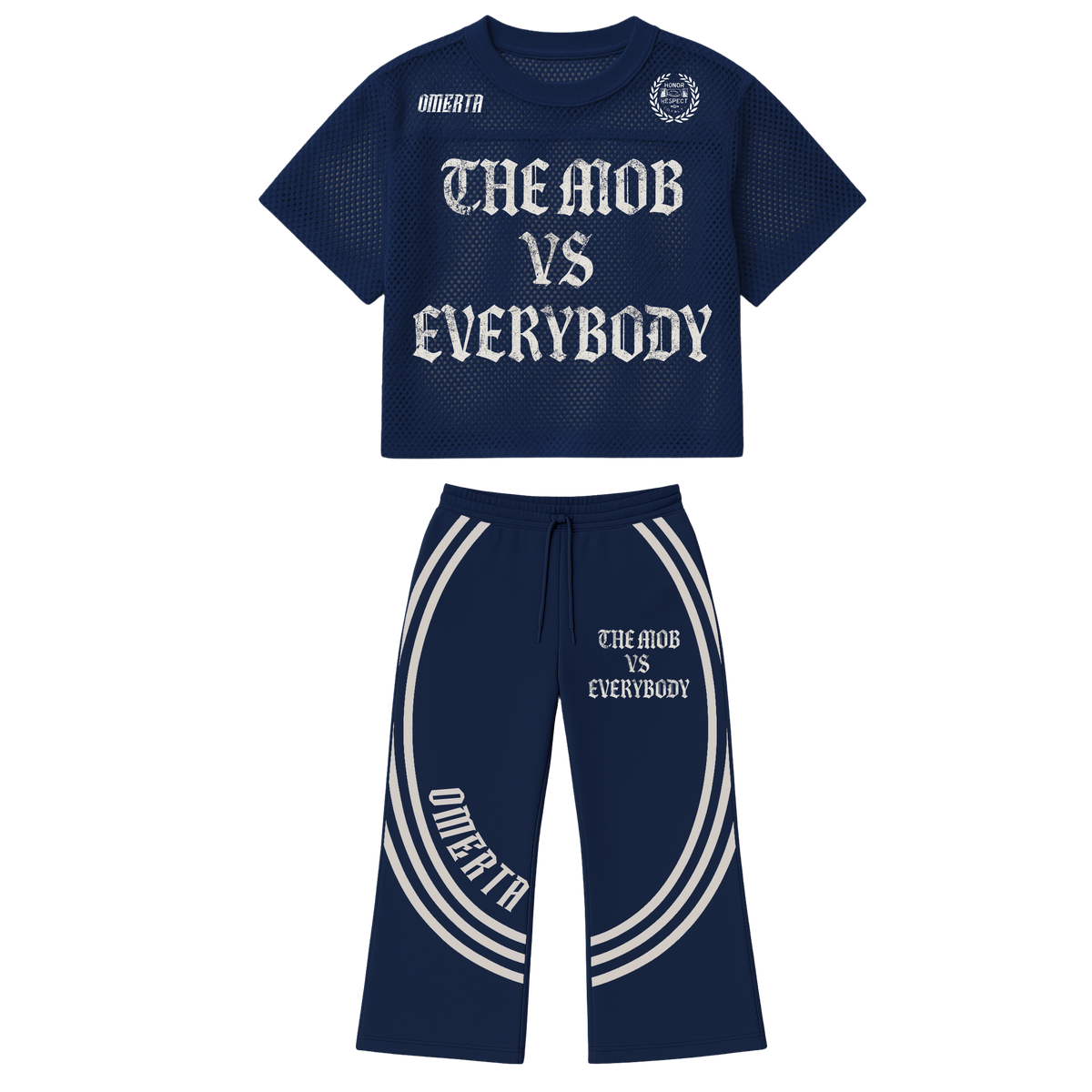 Omerta Lifestyle Mob Vs. Everybody Mesh Jersey Set
