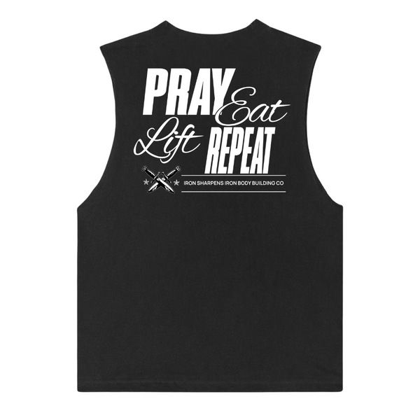 Pray. Eat. Lift. Lightweight Cut Off