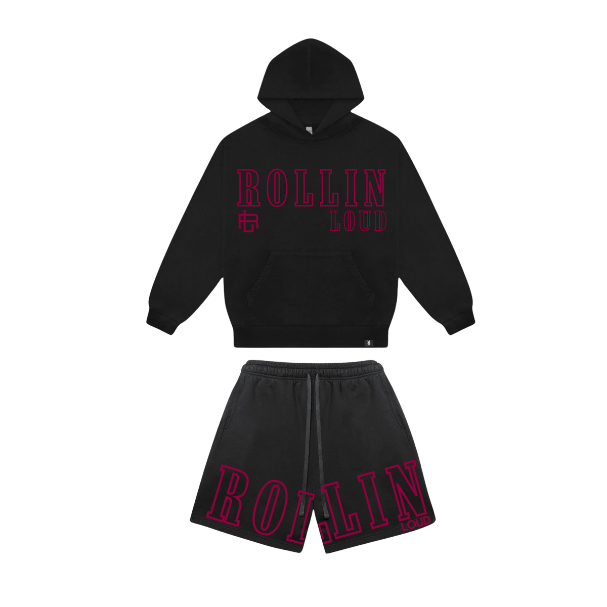 Essentials - Garment Dyed Hoodie Set