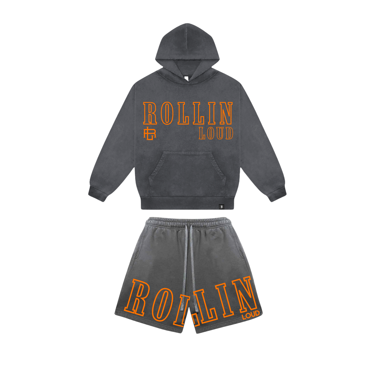 Essentials - Garment Dyed Hoodie Set