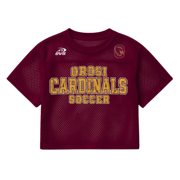 Orosi Cardinals Mesh Crop Jersey