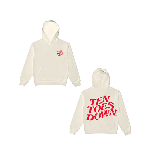 Classic Hoodie Red Splatter Logo