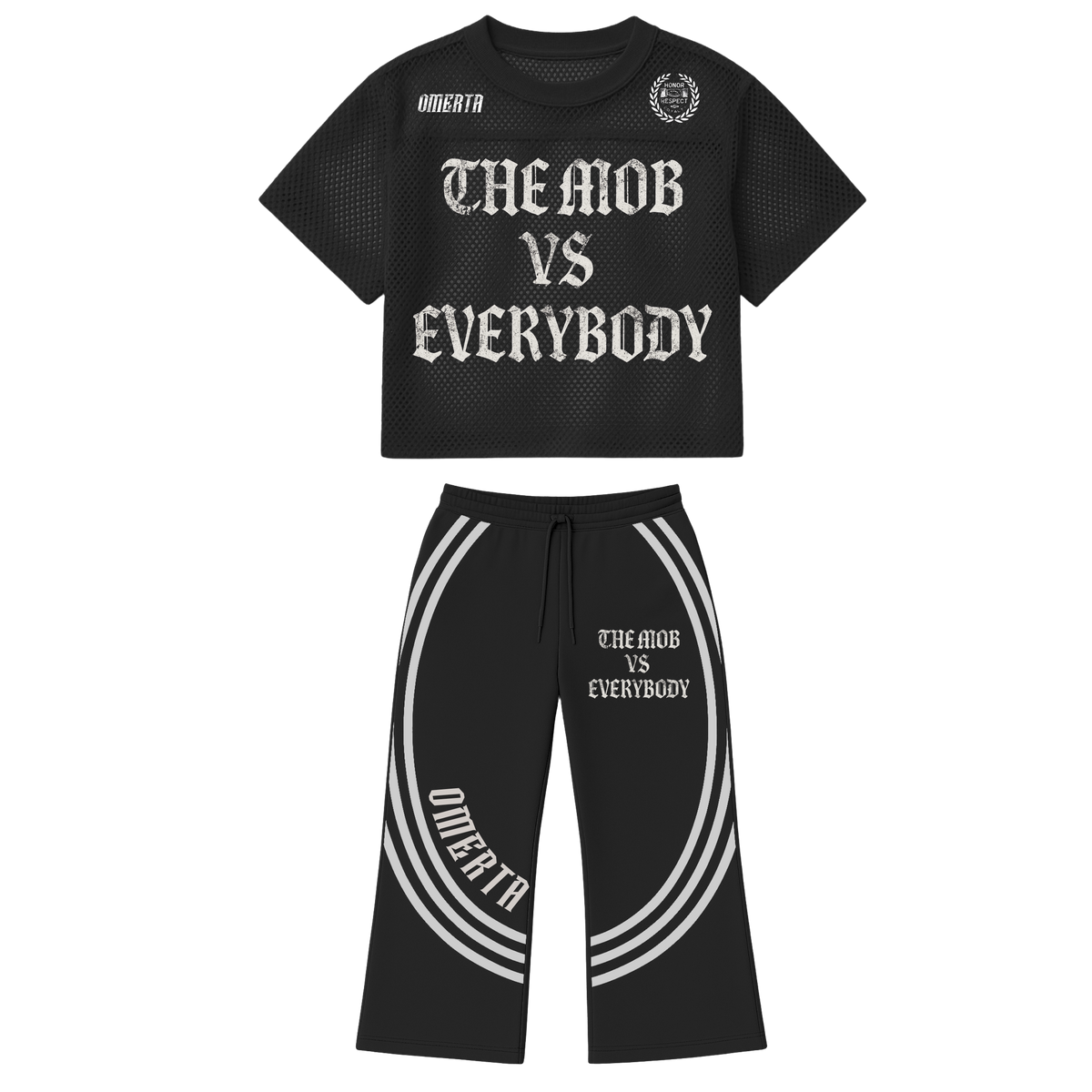 Omerta Lifestyle Mob Vs. Everybody Mesh Jersey Set