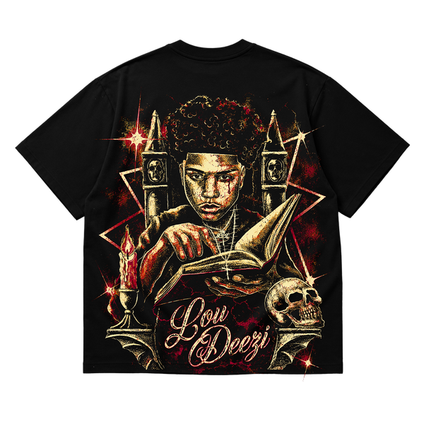 Lou Deezi Stars Wordmark Tee