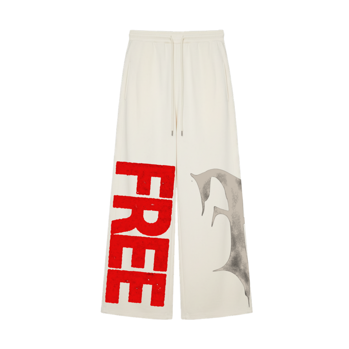 Finally Free Straight Leg Sweats - Creme