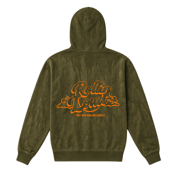 Rollin Loud - Drip Dye Zip Hoodie