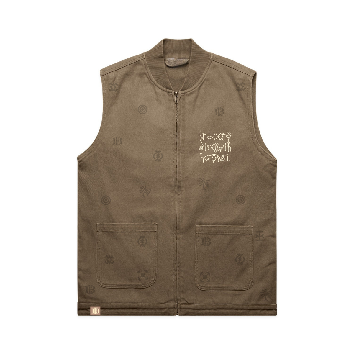 Sentinel Brown Canvas Vest