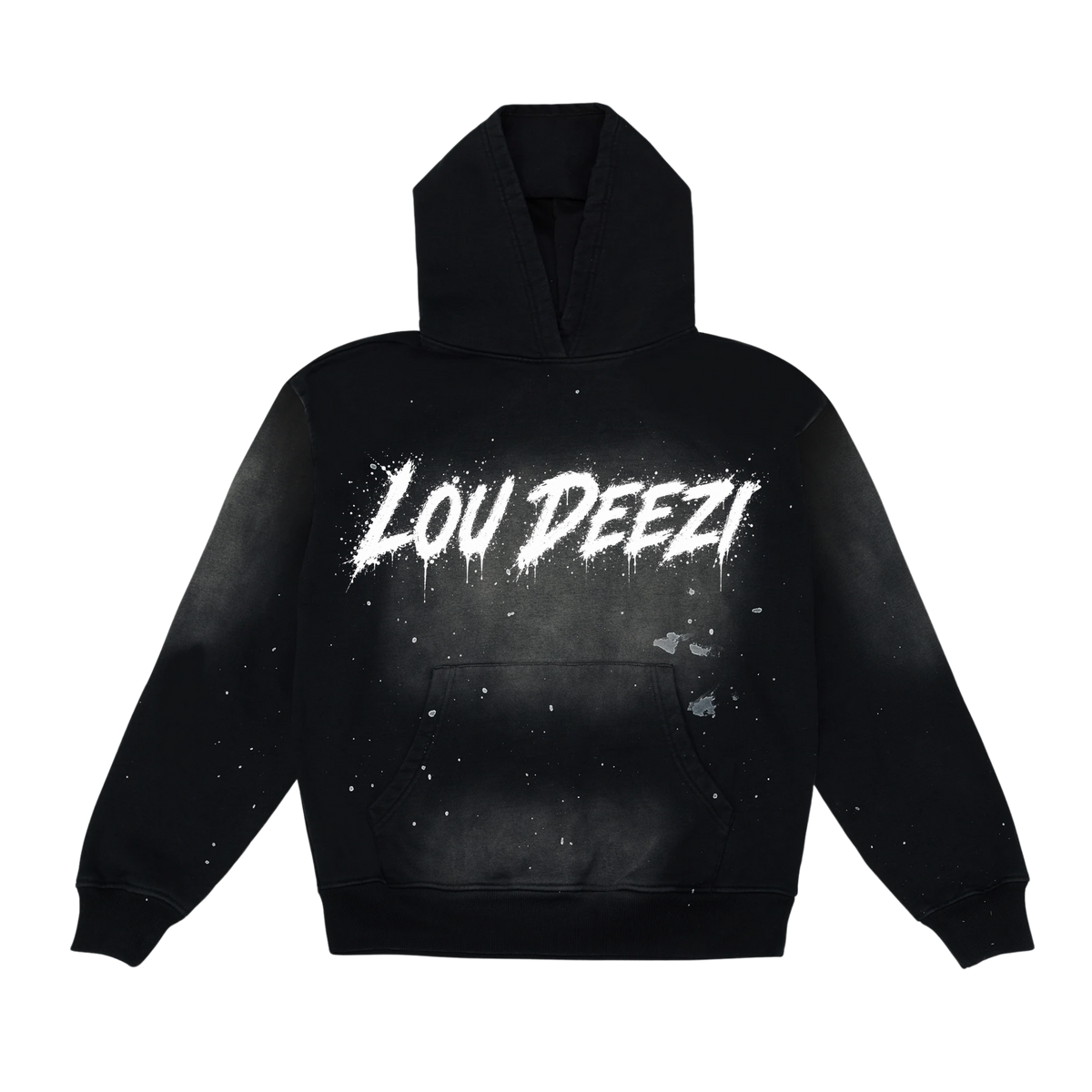 Lou Deezi Wordmark Pullover Hoodie (Black)