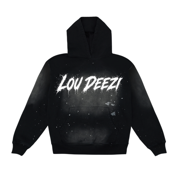 Lou Deezi Wordmark Pullover Hoodie (Black)