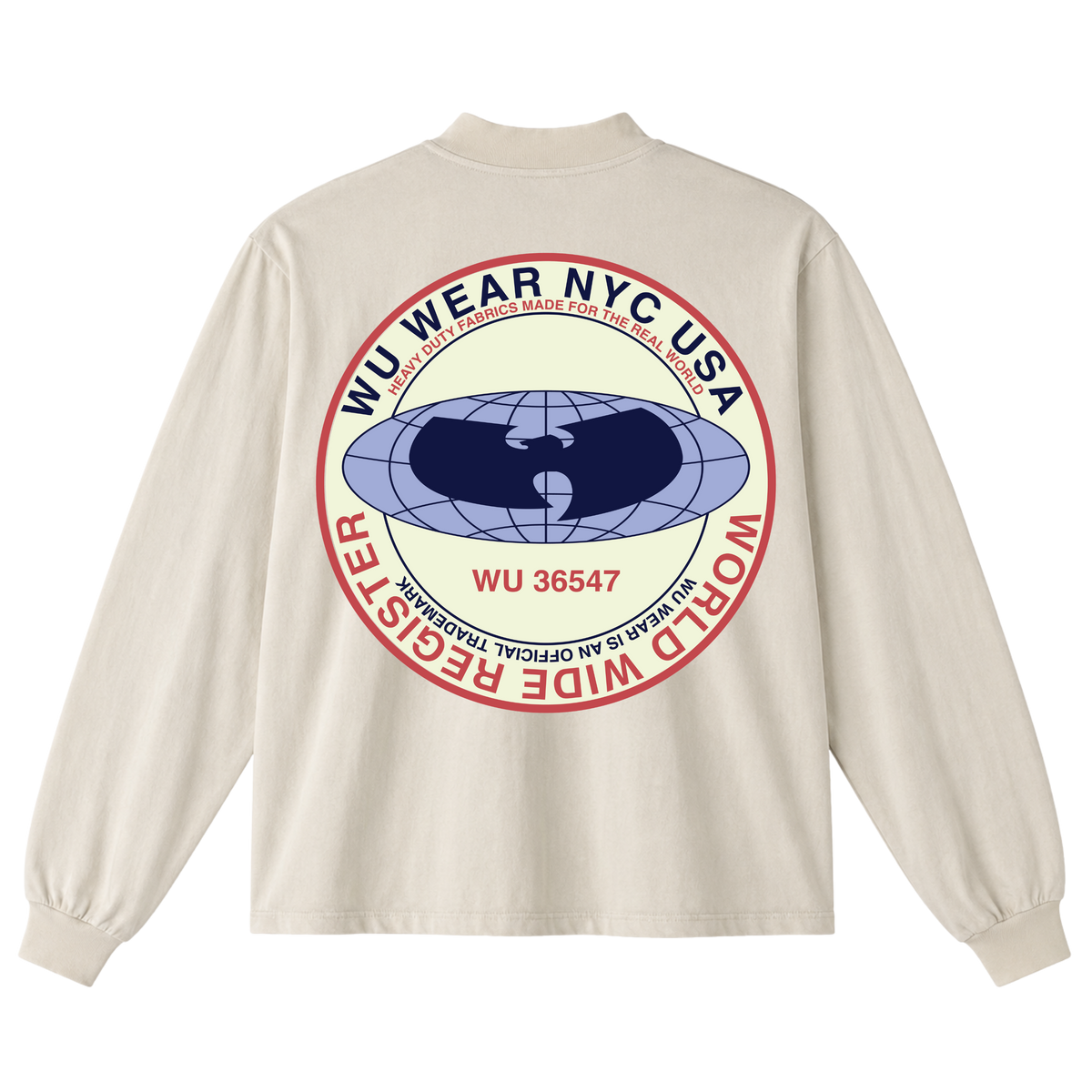 World Wide Register Mock Neck Long Sleeve