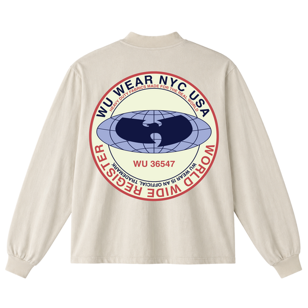 World Wide Register Mock Neck Long Sleeve