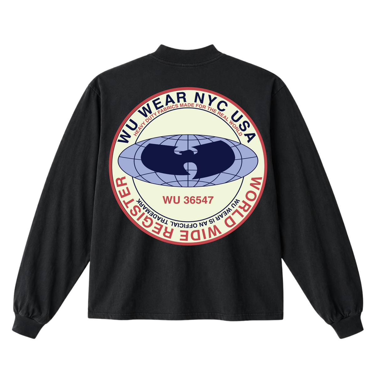 World Wide Register Mock Neck Long Sleeve