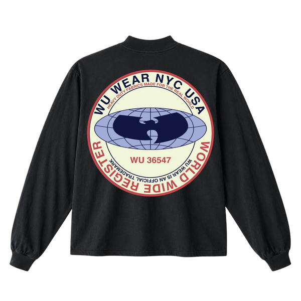 World Wide Register Mock Neck Long Sleeve