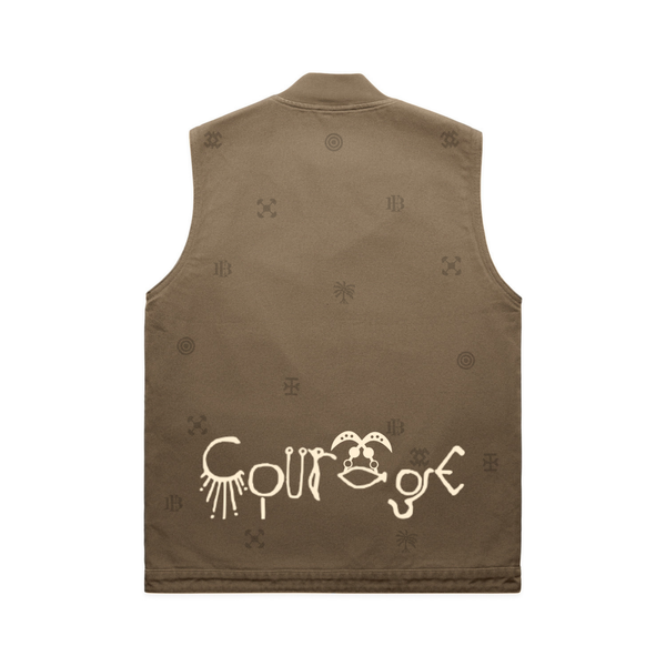 Sentinel Brown Canvas Vest