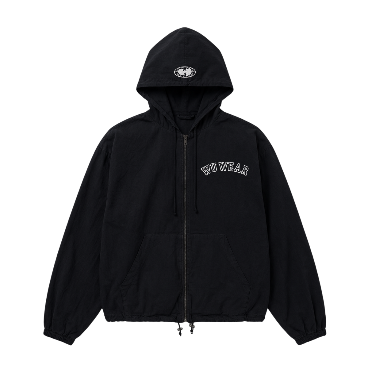 Arch Drawcord Zip Hoodie