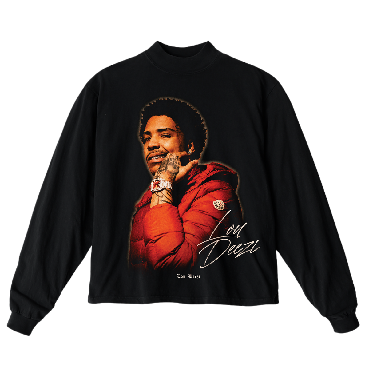 Lou Deezi Mock Neck Longsleeve