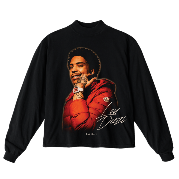 Lou Deezi Mock Neck Longsleeve