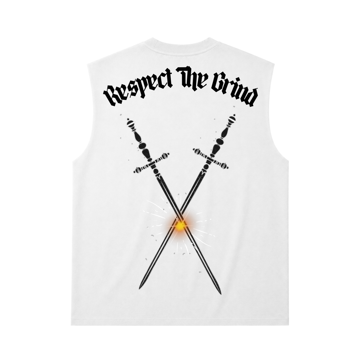 Respect The Grind Garment Dyed Sleeveless Tee