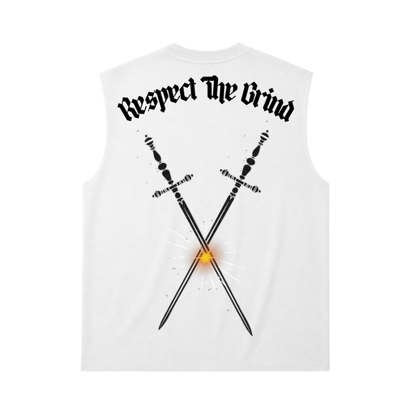 Respect The Grind Garment Dyed Sleeveless Tee