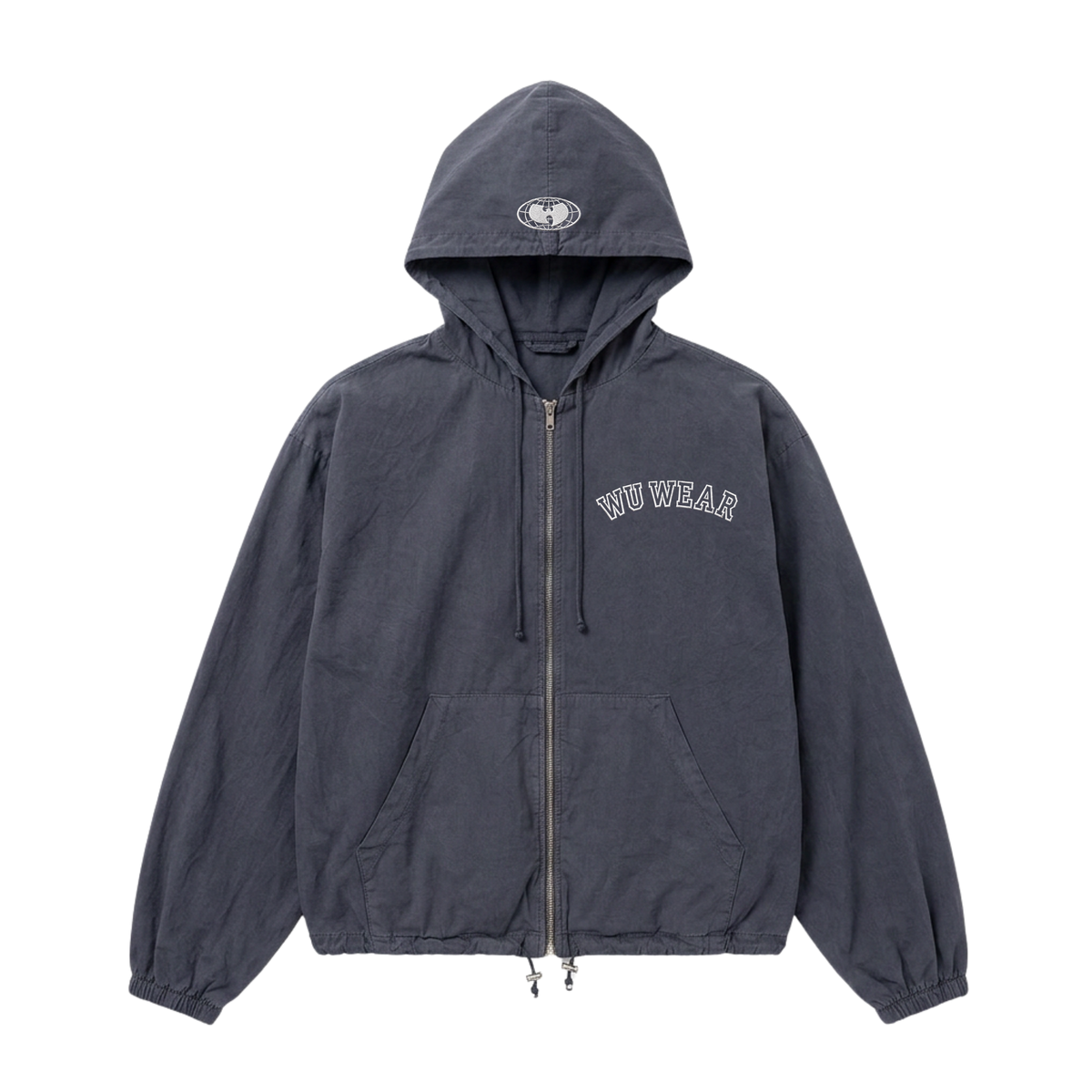 Arch Drawcord Zip Hoodie